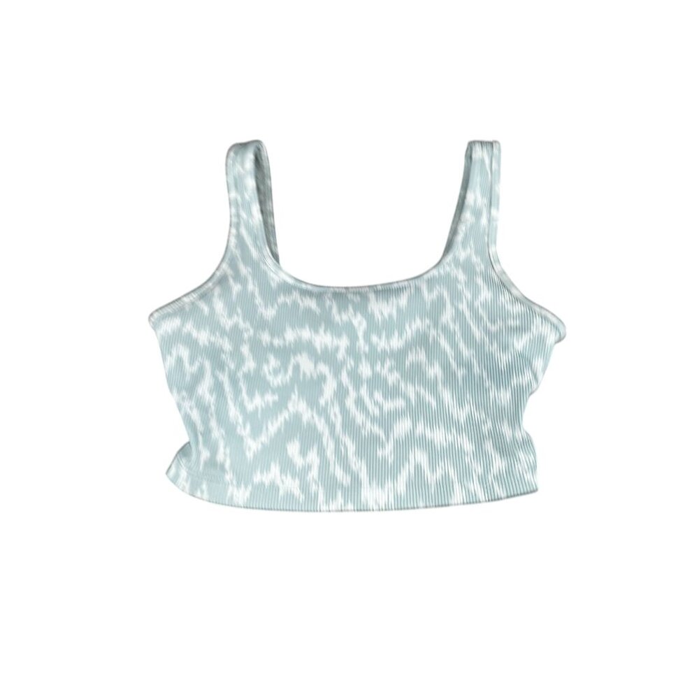 Offline By Aerie Womens Stretch Ribbed Cropped Sports Tank Top  Size S
